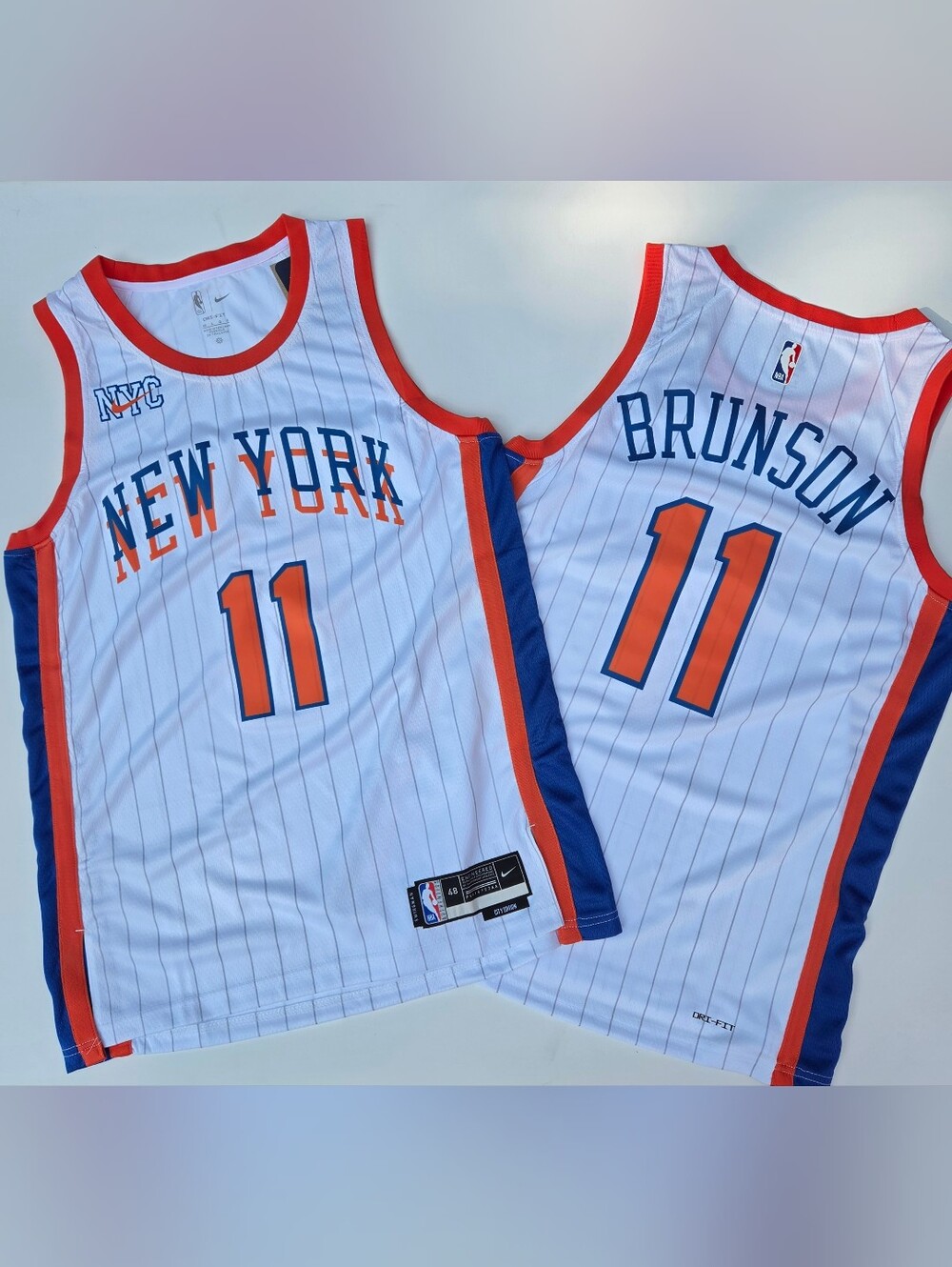 Jalen Brunson New York Knicks Jersey Size M-L-XL